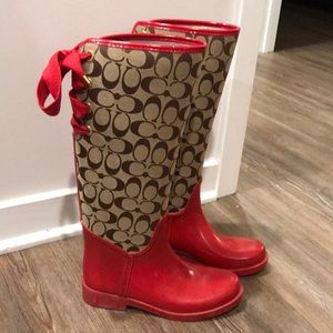 Authentic Coach Tristee rainboots